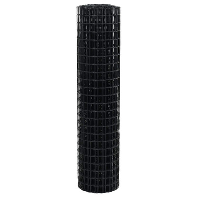 Ogrodzenie Euro 1,4 x 10 m Żelazo pokryte PVC Szary