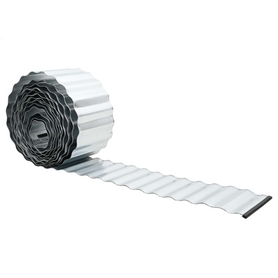 Krawężnik do trawnika 20 m x 30 cm Stal ocynkowana srebrny