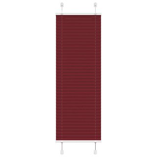 Roleta plisowana Bordowy Czerwony 45x150 cm Szerokość tkaniny