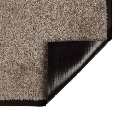 Dywanik drzwiowy Beżowy 60 x 40 x 1.2 cm Tkanina Teddy