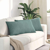 Poduszki na sofę 2 pcs Zielony morski 80 x 40 cm