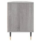 vidaXL Szafka pod TV, szary dąb sonoma, 150x30x44,5 cm wariant 5