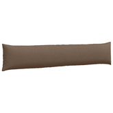 Poduszki na sofę 2 pcs Brązowy 200 x 40 cm tkanina