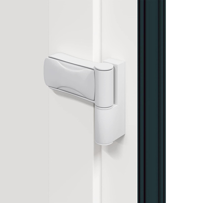 Drzwi Frontowe 98 x 208 cm PVC antracytowy