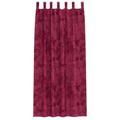 Zasłony z weluru 2 pcs czerwone wino 225 x 140 cm Aksamit