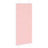 Roleta plisowana różowa 85x200 cm Szerokość tkaniny 84,4 cm