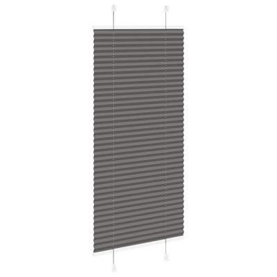 Roleta plisowana czarna 60x100 cm Szerokość tkaniny 59,4cm