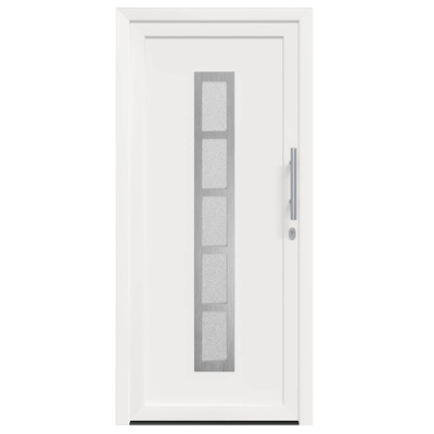 Drzwi Frontowe 88 x 200 cm PVC Biały
