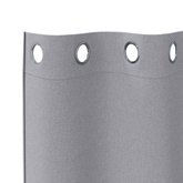 Firany blackout z kółkami 2 pcs Jasnoszary 260 x 140 cm