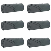 Koce narzutowe 6 pcs Ciemnoszary 350 x 270 cm Polar