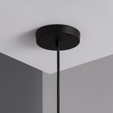 Lampa Wisząca Złota Kula Mleczna Abruzzo Rossi E27