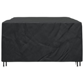 Pokrowiec na meble Gładki Czarny 220 x 190 x 85 cm 210D