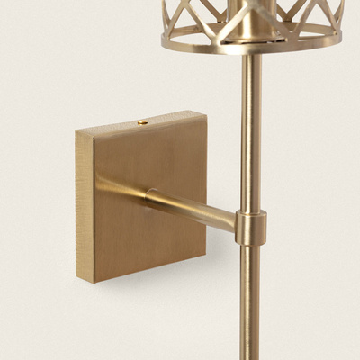 Kinkiet ścienny złoty E27 Abruzzo Gambit