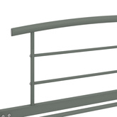 Rama łóżka, szara, metalowa, 90 x 200 cm model standard