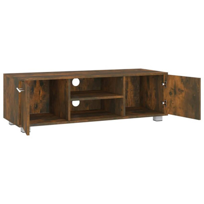 vidaXL Szafka pod TV, opalany dąb, 110x40x35 cm