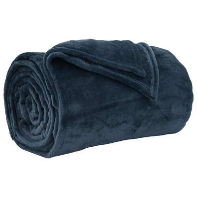 Koce narzutowe 6 pcs Granatowy 130 x 150 cm Polar