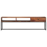 vidaXL Szafka pod TV, 160x30x45 cm, lite drewno sheesham