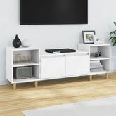 vidaXL Szafka pod TV, biała, 80x36x50 cm, materiał drewnopochodny wariant 11