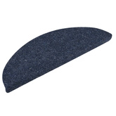 Maty na schody samoprzylepne 10 szt. 56x17x3 cm niebieskie półokrągłe