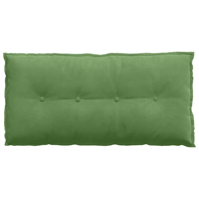 Poduszka na plecy Jasnozielony 100 x 50 cm Tkanina sztruksowa