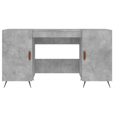vidaXL Biurko, szarość betonu, 140x50x75 cm, materiał drewnopochodny model standard
