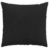 Poduszki na sofę 2 pcs Czarny 45 x 45 cm tkanina