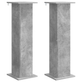 Stojak na rośliny 2 pcs Betonowy szary 30,5 x 30 x 100,5 cm