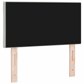 Zagłówek Jasnoszary 80 cm Aksamit
