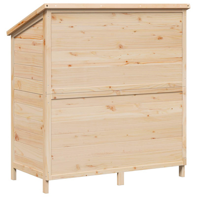 Shed ogrodowy naturalny 106 x 56 x 113,5 cm Drewno Świerkowe