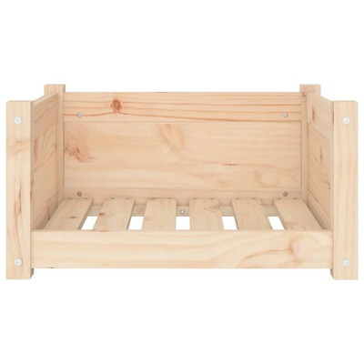 Legowisko dla psa, 55,5x45,5x28 cm, lite drewno sosnowe vidaXL