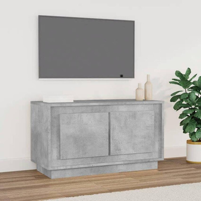 vidaXL Szafka pod TV, szarość betonu, 80x35x45 cm