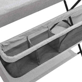 Stolik do przewijania, jasnoszary, żelazny