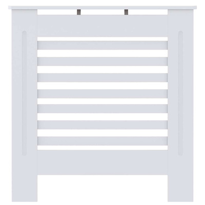 Osłona na kaloryfer, MDF, biała, 78 cm