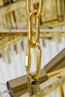Lampa wisząca IMPERIAL GOLD 80 - stal, kryształ ADANI AD142