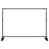 Stojak na tło, czarny, 305x243 cm, stalowy