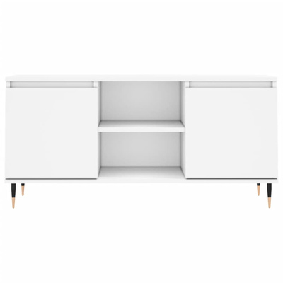 vidaXL Szafka pod TV, biała, 104x35x50 cm, materiał drewnopochodny