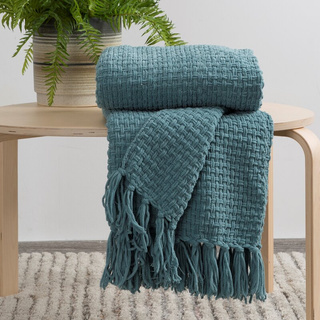 Koc Suzi miętowy 130x170