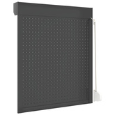 vidaXL Roleta zewnętrzna, aluminiowa, 100 x 120 cm, antracytowa