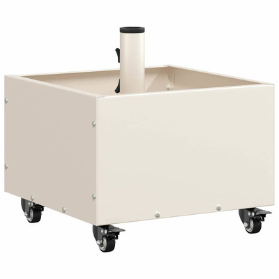 Podstawa do parasola Biały 45 x 45 x 45 cm Stal