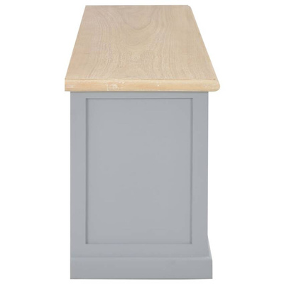 vidaXL Szafka pod TV, szara, 120 x 30 x 40 cm, drewniana