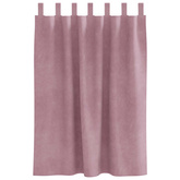 Zasłony zaciemniające 2 pcs Ciemny Róż 140 x 140 cm Aksamit