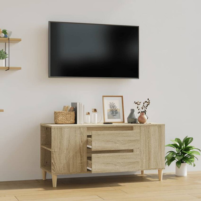 vidaXL Szafka pod TV, dąb sonoma, 102x44,5x50 cm