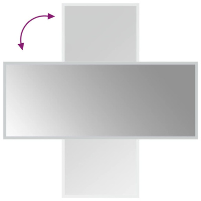 vidaXL Lustro łazienkowe z LED, 40x100 cm