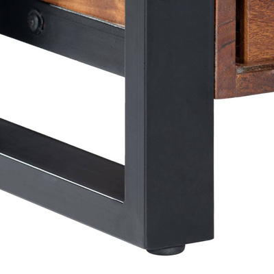 vidaXL Szafka pod TV, 140 x 30 x 45 cm, lite drewno akacjowe