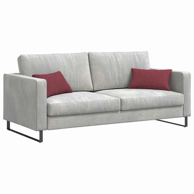 Poduszki na sofę 2 pcs Czerwone wino 50 x 30 cm tkanina