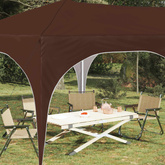 Namiot imprezowy rozkładany 575 x 288 x 245 cm brązowy