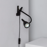 Lampa z Klamrą Czarna Abruzzo Vincenzo GU10