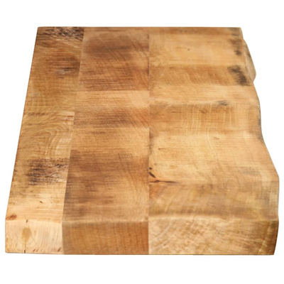Blat stołu, 160x30x2,5 cm, naturalna krawędź, drewno mango