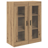 Highboard 2 szt. Dąb rzemieślniczy 69,5 x 34 x 180 cm