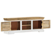 vidaXL Szafka pod TV, 110x30x40 cm, lite drewno mango